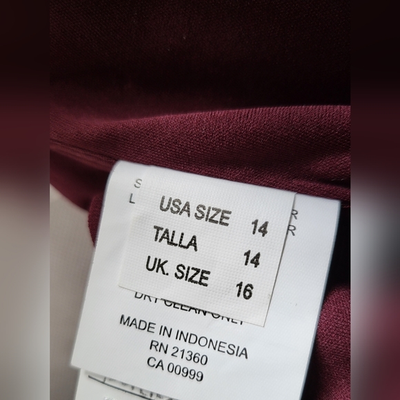 Mori Lee Bridesmaid Dress | Style 21611 | Bordeaux - Picture 7 of 14